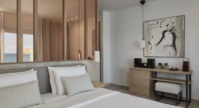 Mykonos Kosmoplaz Beach Resort Hotel, Забронировать Отель Отели Платис Ялос 4 звезды, рядом с Пляж Платис Гиалос, 4*