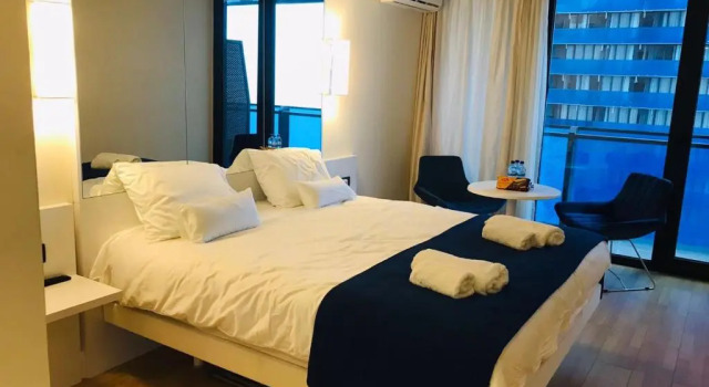 Апартаменты 1-bedroom Studio Apartment in Orbi City - Side Seaview