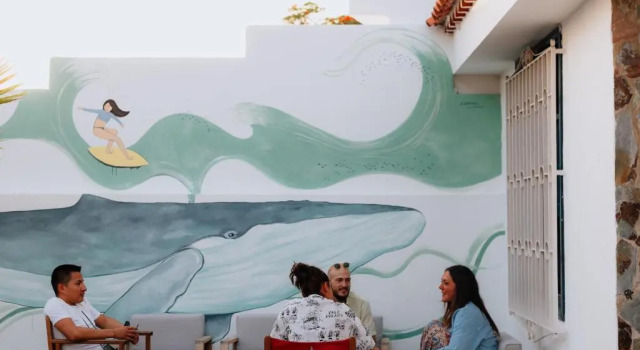 Кровать в общем номере Endless Summer Hostel