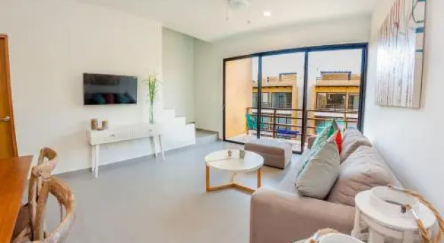 Amazing 2BR PH steps distance from the 5th Av by Happy Address, Забронировать Апартаменты/квартира Плая-дель-Кармен Кинтана-Роо, рядом с Пляжный клуб Mamitas