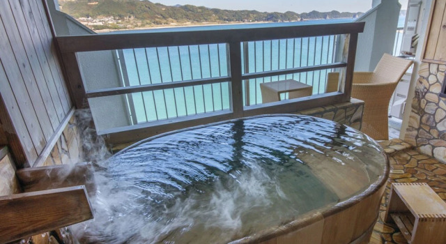 Люкс с видом на океан KAMENOI HOTEL Nachi Katsuura Kumano Kodo