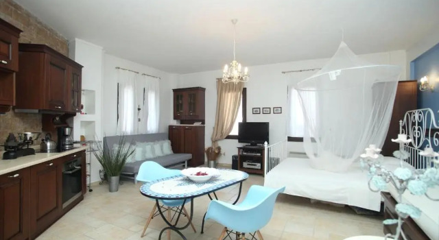 Beautiful Studio in traditional Afytos Halkidiki-UVC sterilized