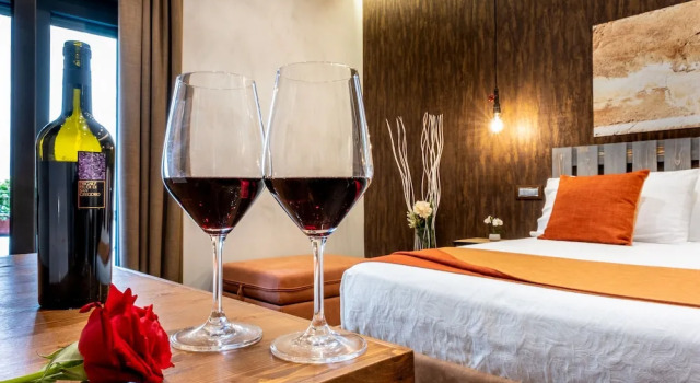 Deluxe Doppel Zimmer mit Balkon casajammone naples b&b