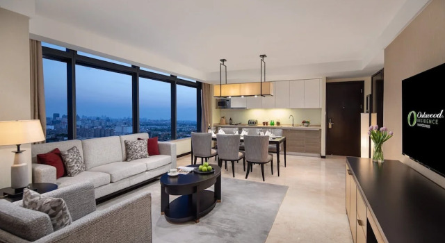 Апартаменты Executive с 2 комнатами Oakwood Residence Hangzhou