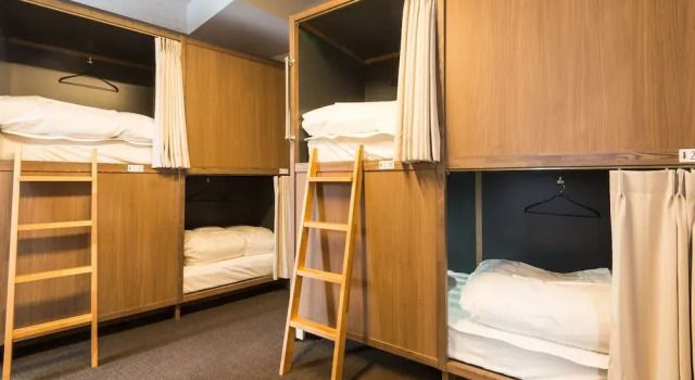 Кровать в общем номере (женский номер) Tokyo Guest House Itabashi-juku
