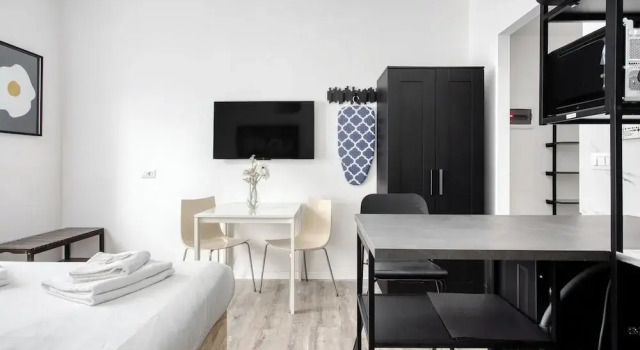 Stylish Studios near Subway