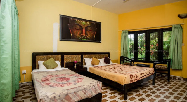 Номер Deluxe с балконом Chitwan Adventure Resort
