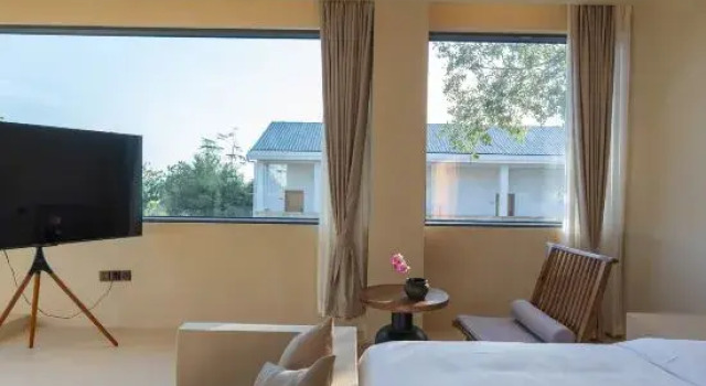Семейный люкс с 2 комнатами с видом на внутренний двор Weizhou Xingsu Wild Luxury Yard (Weizhou Island North Shore Shell Beach Branch)