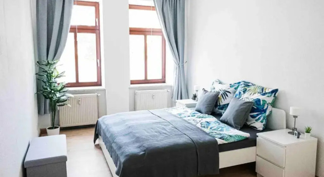 Апартаменты Top moderne Wohnung in Leipziger Altbau - Netflix inklusive