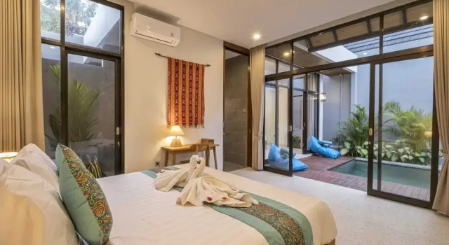 Lavina Ubud Villas, Rezervovat Hotel Hotely v Bali se snídaní, Snídaně