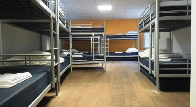 Кровать в общем номере 3BE Backpackers Bed & Breakfast Eindhoven