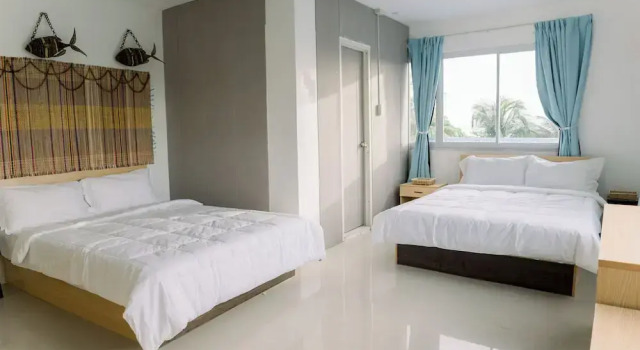 Standardowy czteroosobowy rodzinny pokój z widokiem na ocean 8 Plus Beach Resort