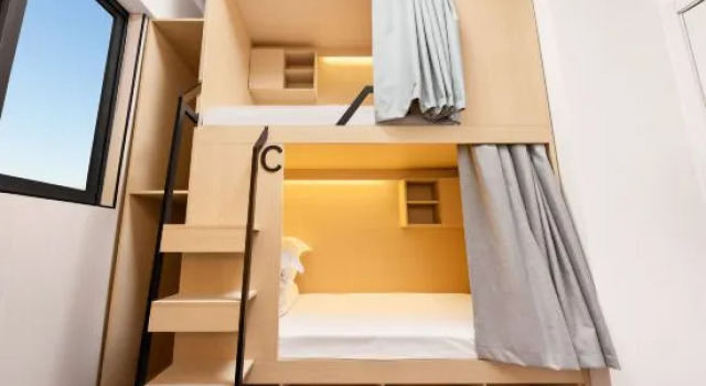 Кровать в общем номере (мужской номер) XingDu International Hostel Apartment(Jiang Nan XI And Chang Gang Railway Station)