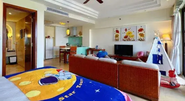 Семейный люкс с видом на море Aegean Suites  Sanya Yalong Bay  Resort