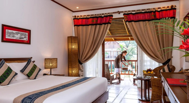 Riverside Boutique Resort, Vang Vieng, Buchen Sie Boutique Vang Vieng Provinz Vientiane