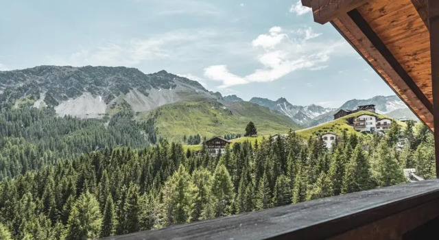 Camera doppia Deluxe con balcone Hotel Alpensonne - Panoramazimmer & Restaurant