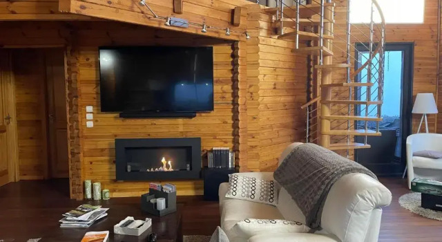 2 yatak odası çatı katı kulübe Chalet proche de Conques