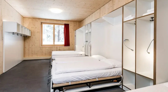 Кровать в общем номере Nordic Hostel