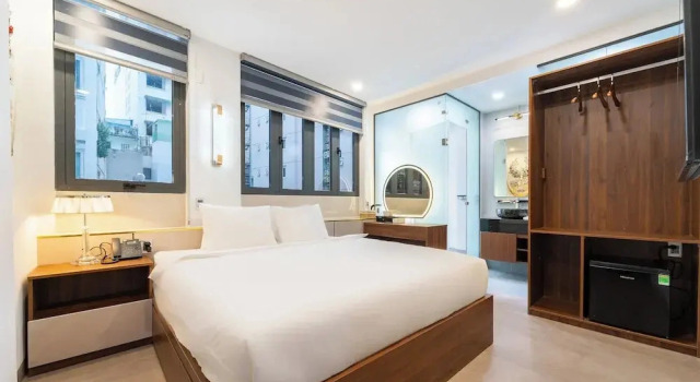 Двухместный номер Deluxe с видом на город Lucky Star Hotel - Bui Vien Walking Street