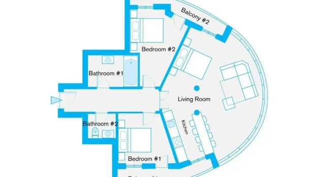 Апартаменты с 3 комнатами The Danziger, 2 unique roof top units in PrenzlauerBerg, group & family friendly, from 2 up to 7 Guests