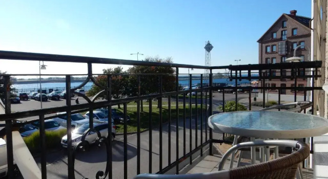 Двухместный номер Deluxe с балконом и с видом на море Hamnhotellet Kronan