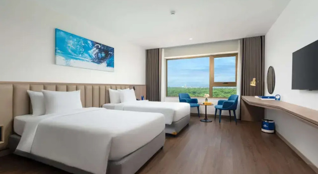 Двухместный номер Deluxe с видом на парк Poseido Hotel Quảng Bình