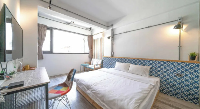 Коттедж Deluxe с 3 комнатами Blue House Homestay