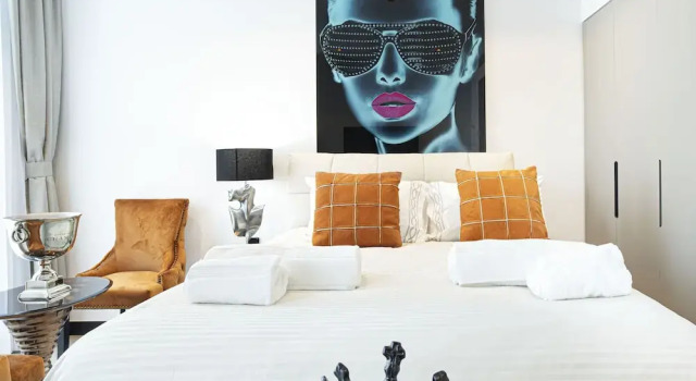 Waves - The Suite Dubai Luxury Studio Waterfront Living, Забронировать Апартаменты/квартира Дубай Эмират Дубай, рядом с Дубайский аквариум