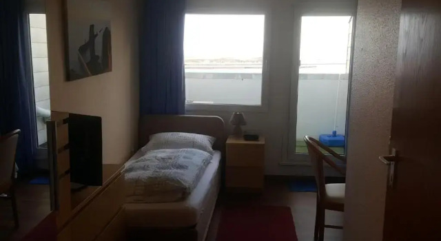 Одноместный номер Standard с балконом и с видом на море Hotel Panorama Garni