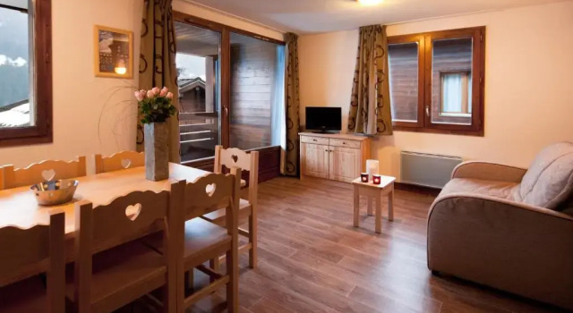 Апартаменты c 1 комнатой с балконом Résidence Lagrange Vacances Les Chalets du Mont Blanc