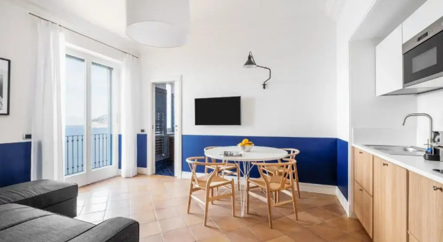 Двухместный номер Deluxe с балконом и с видом на море Sorrento & Else - Deluxe Apartments