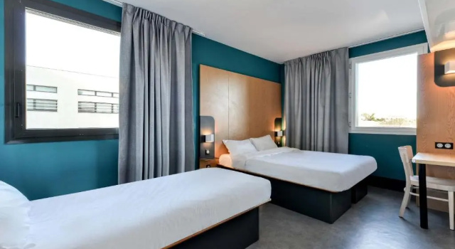 Семейный номер Standard B&B HOTEL Le Tréport Friville