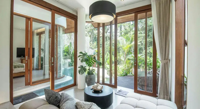 Elegant 1BR Retreat Jungle View Hideaway in Ubud