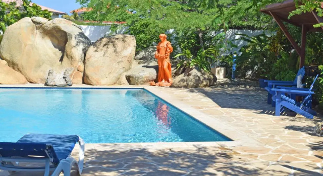 Villa Bougainvillea Aruba, Book Villa Hoteller i Malmok med pool, Swimmingpool