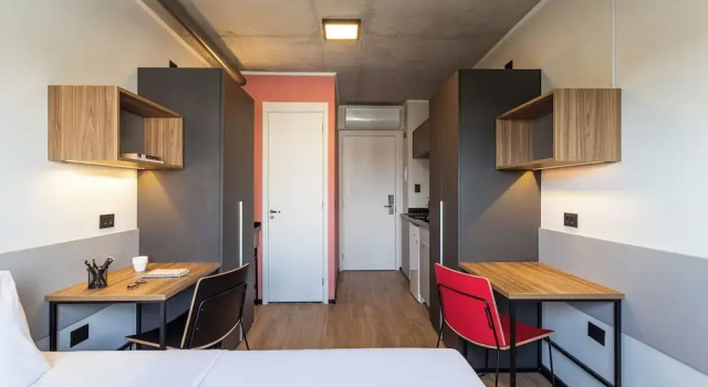 Двухместная студия Comfort Caza Noz by Viva - Apartamentos com ótima estrutura e área comum próximo à USP e Butantã