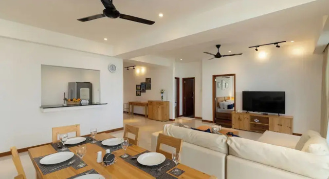 Люкс Executive с 3 комнатами с видом на океан Oceanfront Condos Nilaveli by ICC