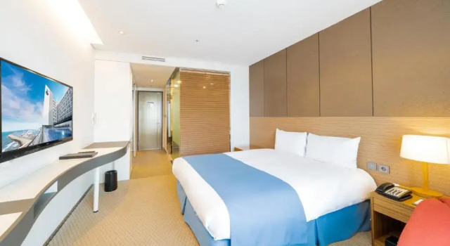 Двухместный номер Deluxe с видом на океан Hotel Whistlelark Jeju