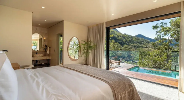 Вилла Premium с балконом и с видом на горы Majulê Ecolodge