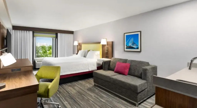 Двухместный номер Deluxe Hampton Inn Milwaukee Brookfield