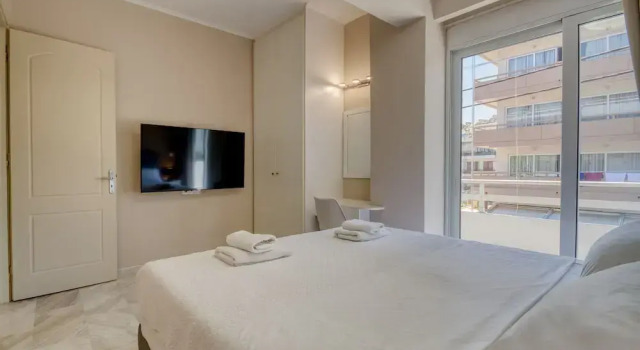 Апартаменты с 2 комнатами с балконом Rhodes Island Elli Beach Apartments