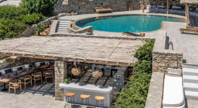 Вилла с видом на море Villa Ava Mykonos