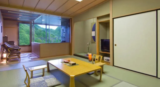 Номер Japanese Style with an open-air bath Nikko Senhime Monogatari