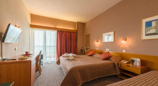 Трёхместный номер с видом на море Queen Olga Hotel