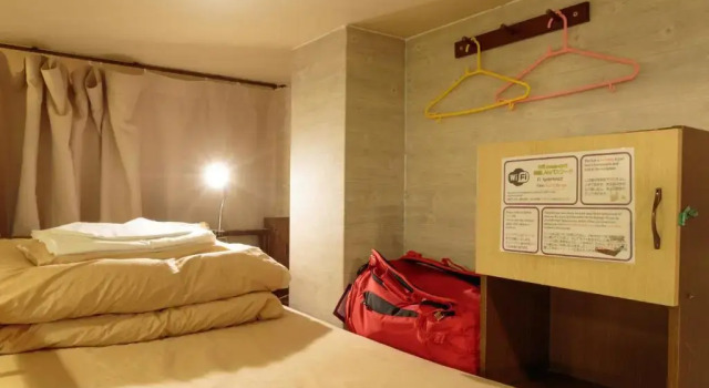 Кровать в общем номере (женский номер) Kyoto Hana Hostel