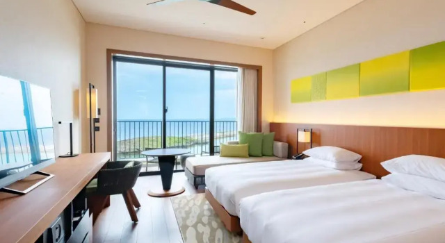 Двухместный номер с видом на залив Hyatt Regency Seragaki Island Okinawa
