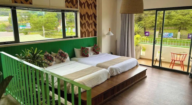 Семейный номер Standard с балконом The Scent Boutique Dalat Hotel