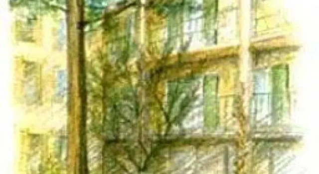 Кровать в общем номере Hotel Le Magnan