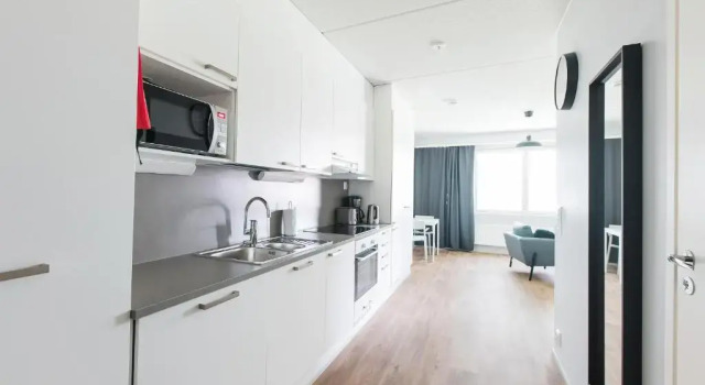 Студия Forenom Serviced Apartments Vantaa Neilikkatie