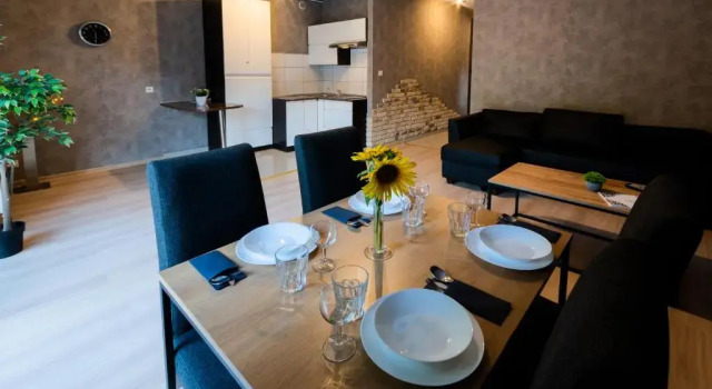 Апартаменты c 1 комнатой с балконом Apartamenty Katowice by Lantier - Swimming Pool Zone