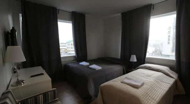 Трёхместный номер Standard 100 Iceland Hotel